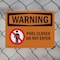Signmission Pool Closed Do Not Enter OSHA Warning Sign, Plastic, 10in W x 7in L, 2PK OS-2PACK-WS-P-710-L-12772 - alternate 4
